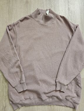aerie Womens Mockneck Sweater in Dusty Rose
